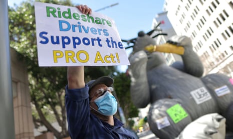 Union advocates say the New York bill would undermine the Pro Act, which would make it far easier to classify Uber and Lyft drivers and delivery workers as employees. 