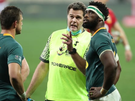 Rassie Erasmus and Siya Kolisi