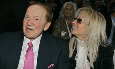 Las Vegas Sands chairman Sheldon Adelson has suggested he listens closely to his wife.