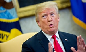 Donald Trump speaks during a meeting with Nato secretary general Jens Stoltenberg at the White House in May.