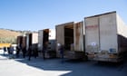 Turkey and Syria earthquake death toll passes 21,000 as first aid convoy enters north-west Syria