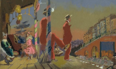 Brighton Pierrots 1915, part of the Walter Sickert retrospective at Tate Britain.