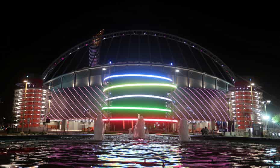 The Khalifa international stadium in Doha.