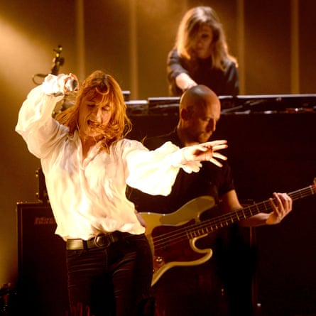 ‘I like to be able to sit behind’ … Summers on keyboards as Florence + the Machine in San Francisco, 2015.