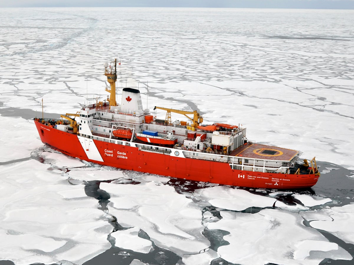 Canada Arctic icebreaker fleet under construction at Seaspan shipyard in Vancouver