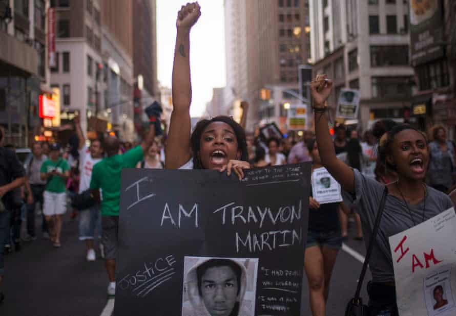 Demonstrators demand justice for Trayvon Martin