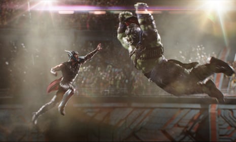 Comic timing .... Thor v Hulk.