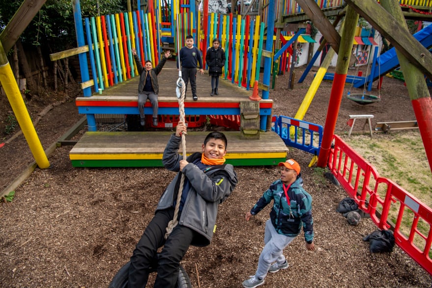 Gabriel, 10, regular at Grove Adventure Playground.