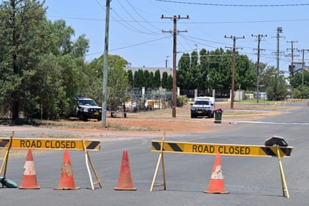 The scene of one of the January shootings in Lake Cargelligo.