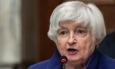 US treasury secretary Janet Yellen