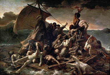 Survival of the fittest... Géricault’s The Raft of the Medusa.