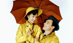 Debbie Reynolds and Gene Kelly in Singin’ In The Rain.