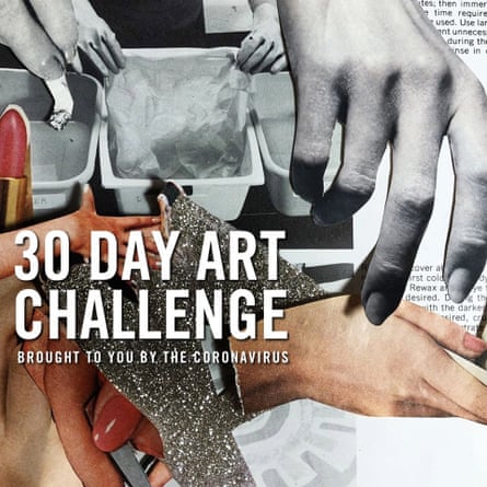 30 Day Art Challenge, collage by Danielle Krysa @thejealouscurator.