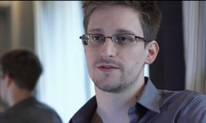 Edward Snowden filmed in Hong Kong by Poitras.