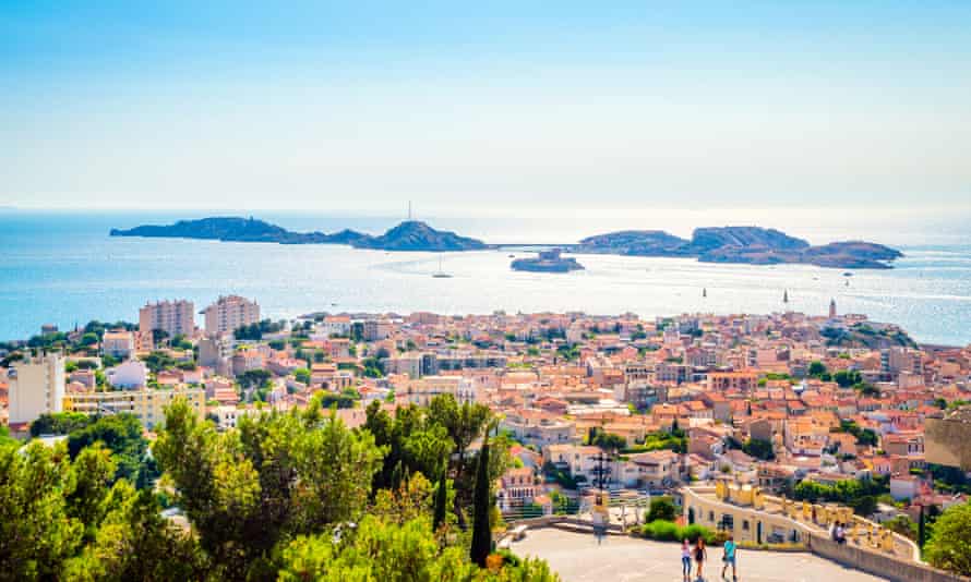 Marseille aerial view