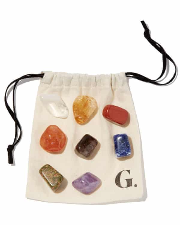 Gwyneth likes them: the Goop Medicine Bag, including quartz, jasper, carnelian and citrine.