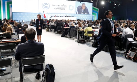 Participants in the 2018 UN climate change conference in Katowice, Poland