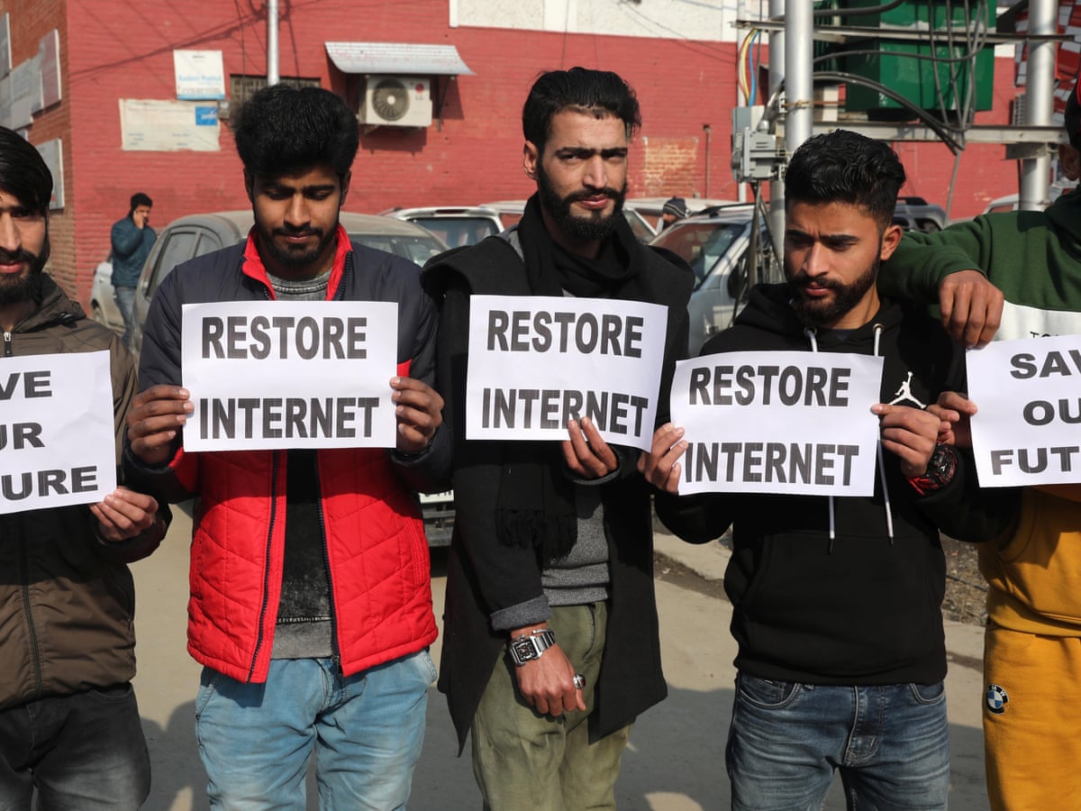 Ban on internet