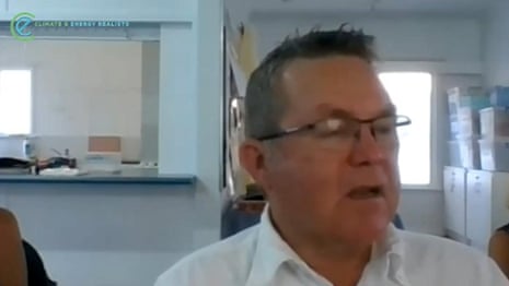 Coalition MP tells climate science deniers blackouts are a ‘big political opportunity' – video