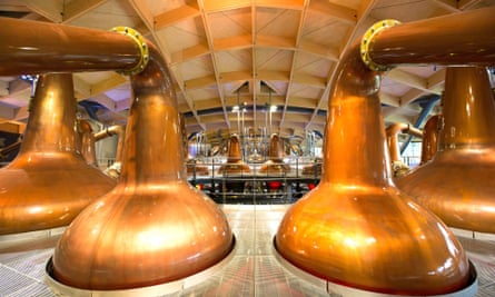 The Macallan distillery in Aberdeenshire, Scotland. A 1988 cask of its whisky was auctioned for £1m in April this year.