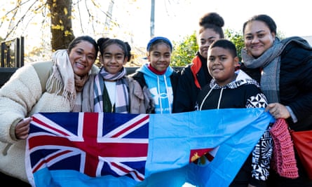 Fiji fans in Cardiff before their match against Wales this month