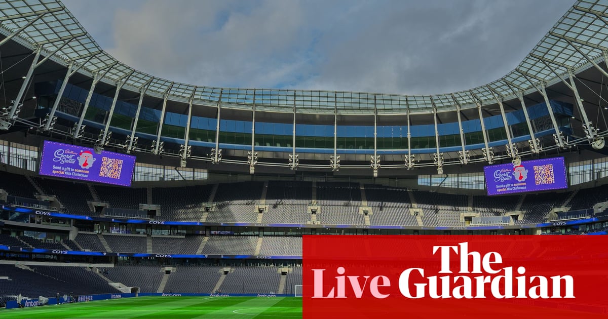 Tottenham v Brentford, Manchester City v Sunderland, and more: football live