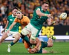 Australia 31-33 Ireland: Nations Championship rugby union international – as it happened