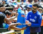 Australia v India: second men’s one-day international – live