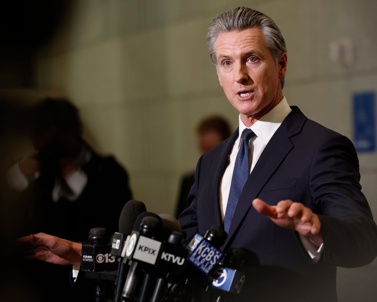 Gavin Newsom sues Fox News for defamation and demands $787m | Gavin Newsom | The Guardian