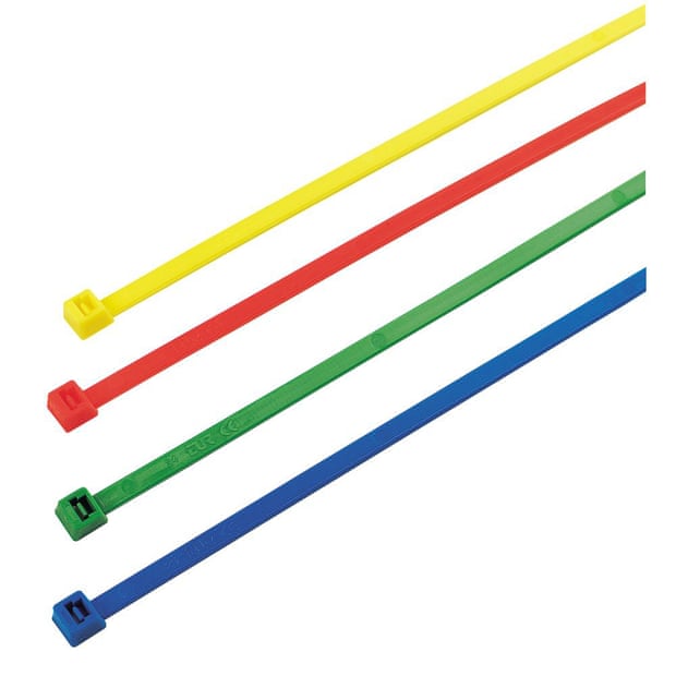 Multicoloured cable ties from Screwfix