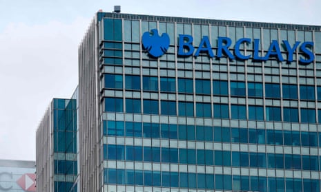The office of Barclays bank in London’s Canary Wharf.