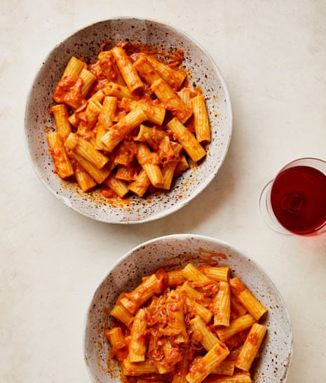 Meera Sodha's vegan recipe for vodka gochujang rigatoni Pasta