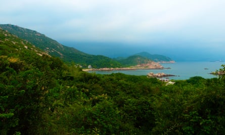 Pak Kok, the settlement of about 20 houses spread through the jungle on Lamma Island