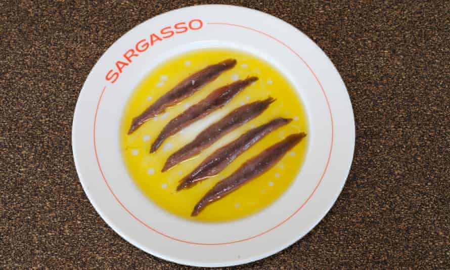 ‘Seriously good’: Cantabrian anchovies.