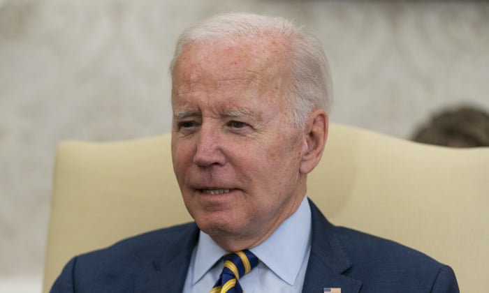 President Joe Biden speaks during a meeting with South African President Cyril Ramaphosa in the Oval Office of the White House on Friday, September 16, 2022, in Washington. (AP Photo/Alex Brandon)