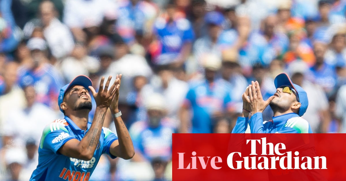 England v India: first men’s one-day cricket international – live