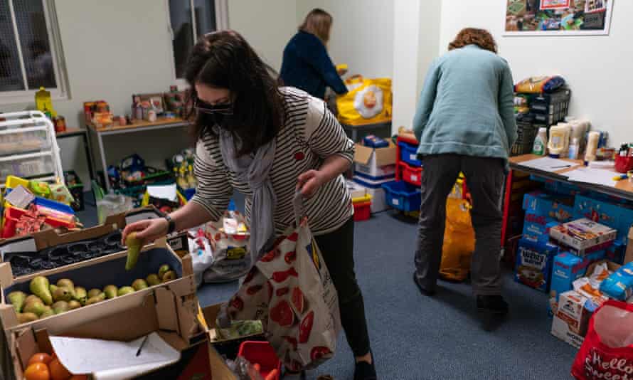 A food bank in Edinburgh.