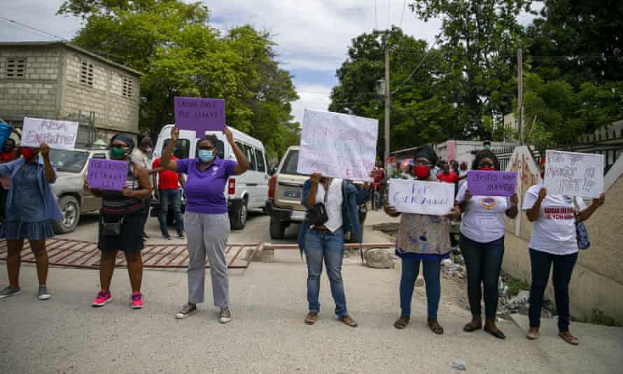 In May 2020 protesters demonstrated outside court hearings into the Jean-Bart allegations.