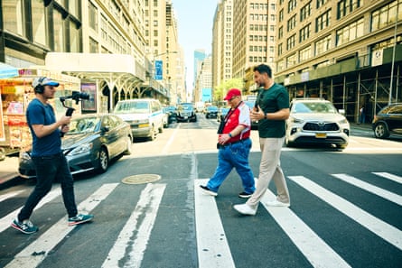 Eddie Hearn makes the media rounds in New York City ahead of Friday’s boxing card in Times Square.