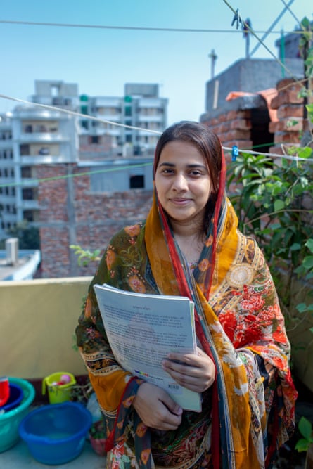 Fatema Parveen, 20, hopes to pursue a career in finance.