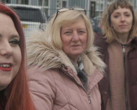 Lindsay McGlone, Pam Johnson and Rachel Horne from the Guardian film ‘Made in Doncaster’, part of the Made in Britain series.