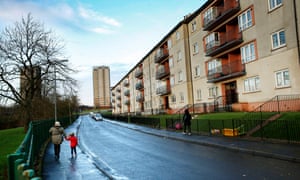 The Cranhill estate in Glasgow.