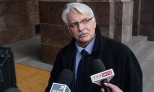 The Polish foreign minister, Witold Waszczykowski