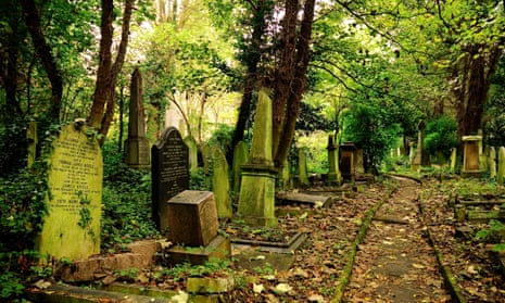 Memorials and gravestones in Abney Park cemetery, London. ‘It is great to know that you are appreciated while you are still able to hear it,’ writes Diana Woodward
