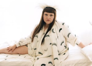 Ditto in one of her own designs. Styling & Creative Direction: Charles Jeffrey Photography: Hanna Moon Make-up: Andrew Gallimore Hair: Dennis Gots