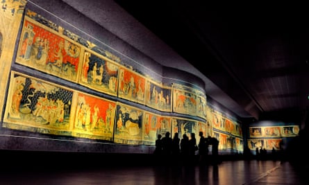The Apocalypse tapestries in Angers.