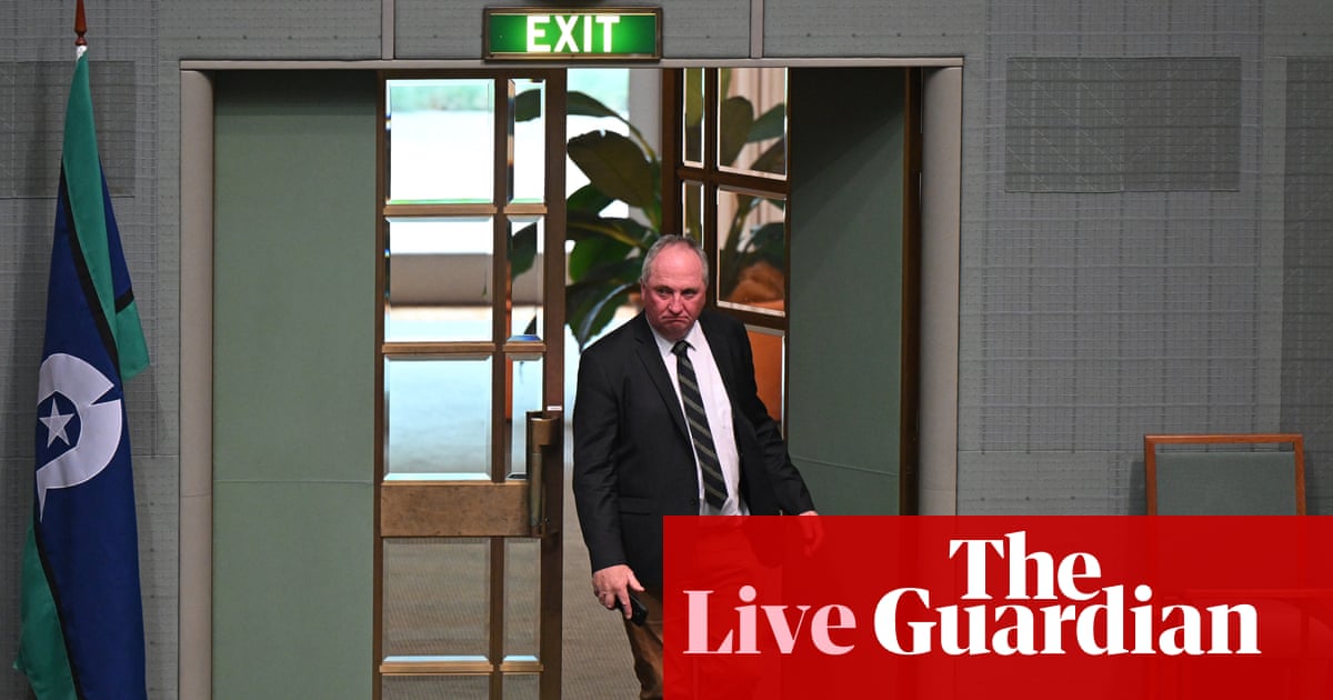 Australia politics live: Labor targeted over CFMEU and surging house prices in question time as Joyce sits on Coalition benches
