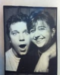 Closeup of photo of Jackie and Johnny