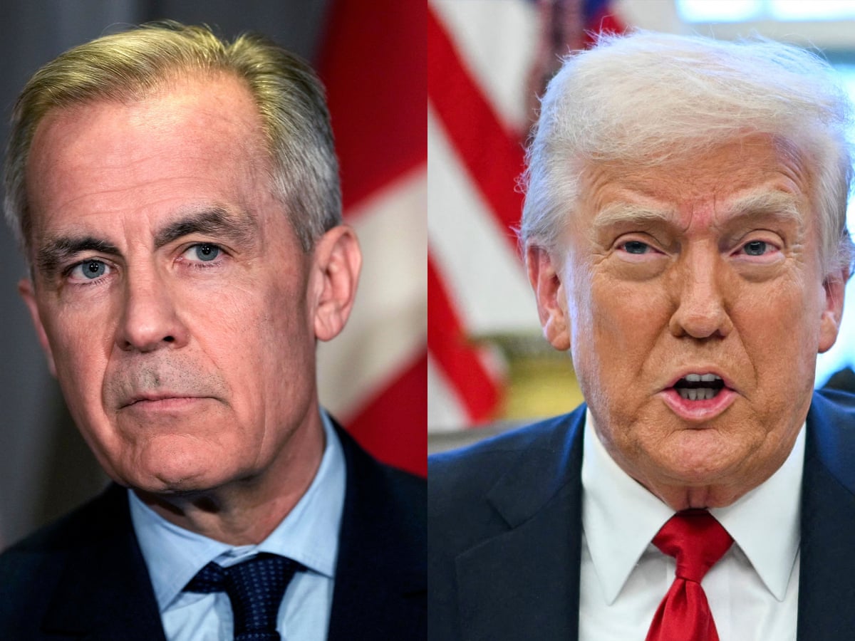 Trump describes 'productive' call with Mark Carney amid US-Canada trade war | Canada | The Guardian
