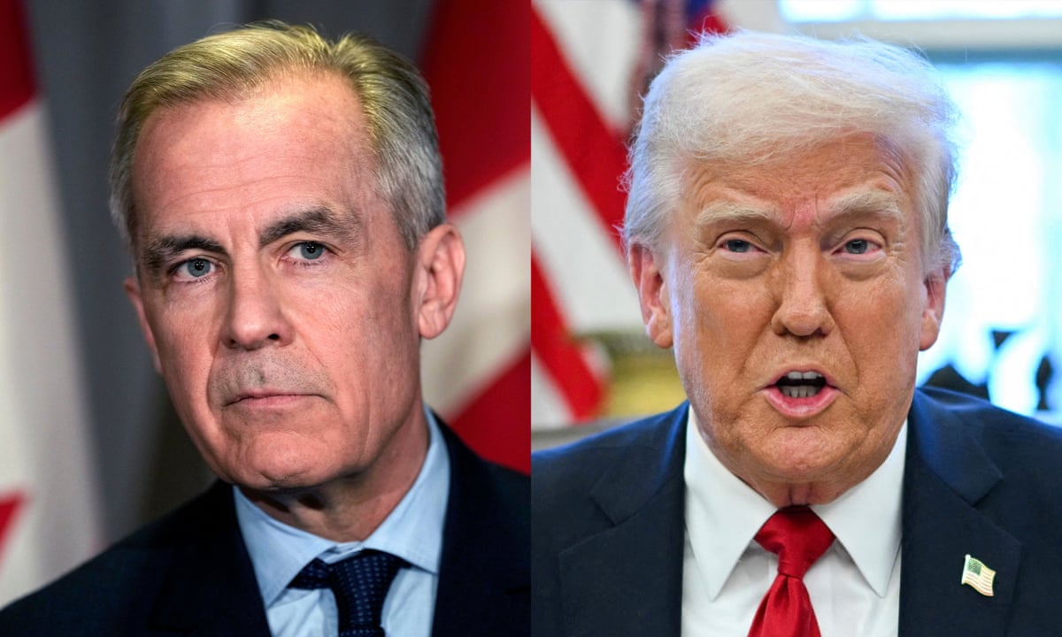 Trump describes 'productive' call with Mark Carney amid US-Canada trade war | Canada | The Guardian
